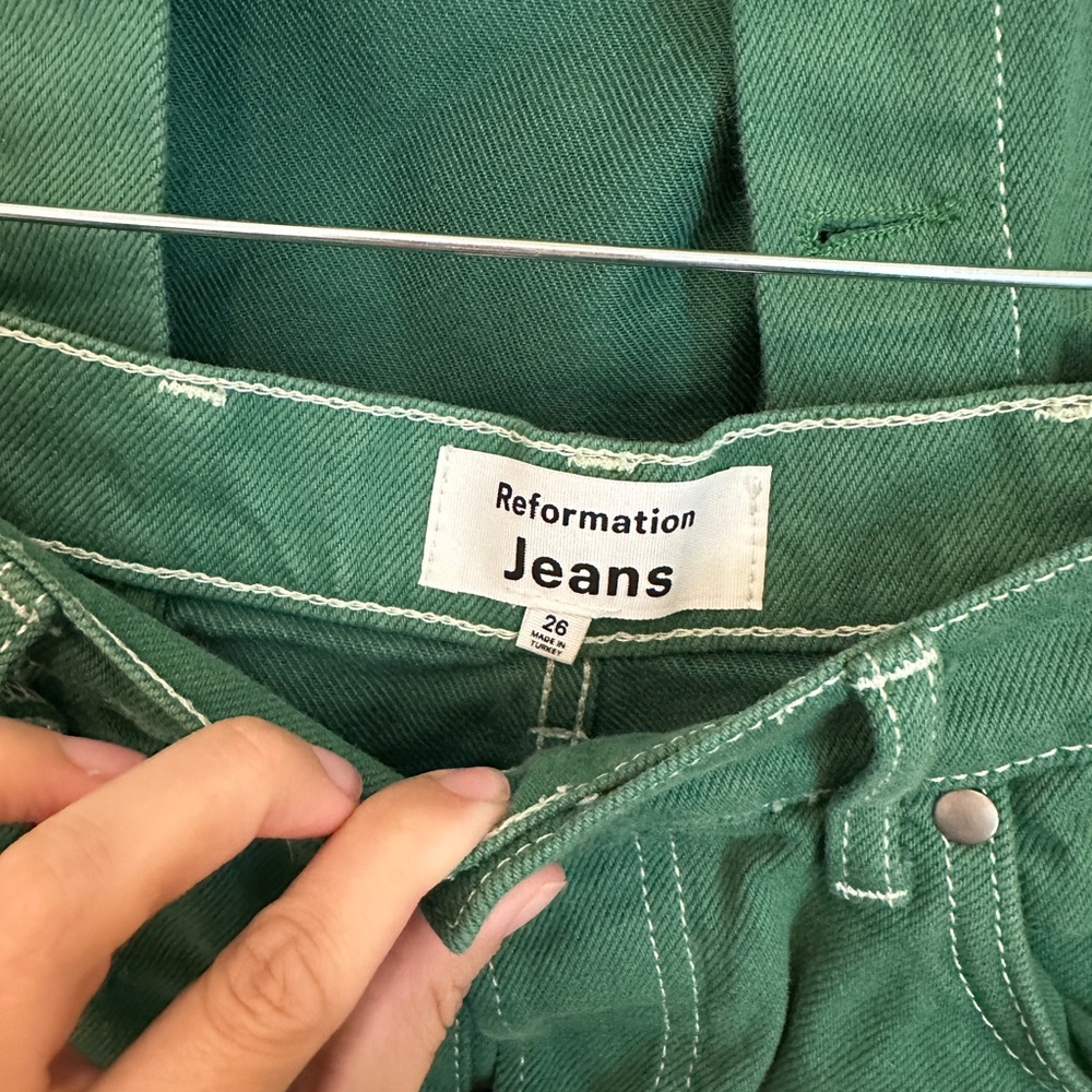 Reformation Green Skirt Set - Picture 4 of 7